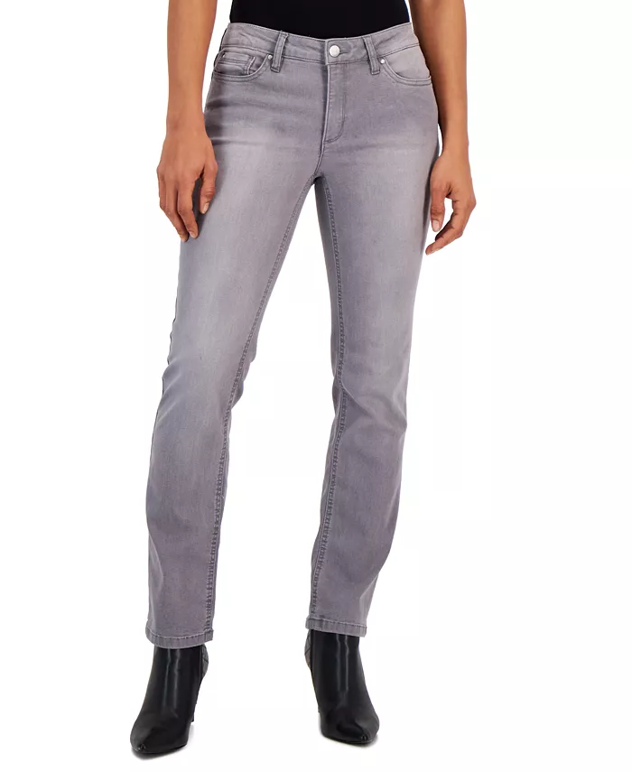 

Женские джинсы Lexington Mid Rise Straight Leg Jones New York, серый
