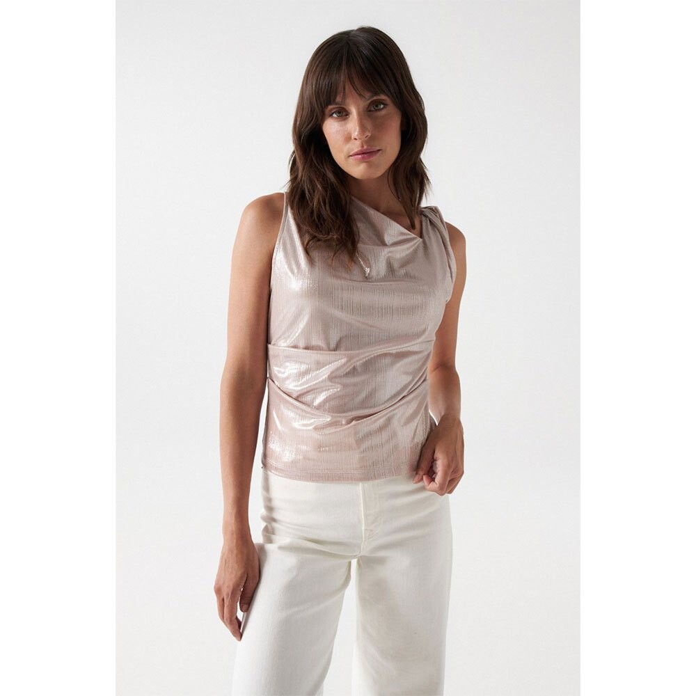 

Свитер Salsa Jeans Lurex Rib, бежевый