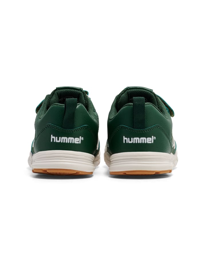 Hummel Детские кроссовки Speed Jr Lifestyle с застежкой на липучке, темно-зеленые — фото 2