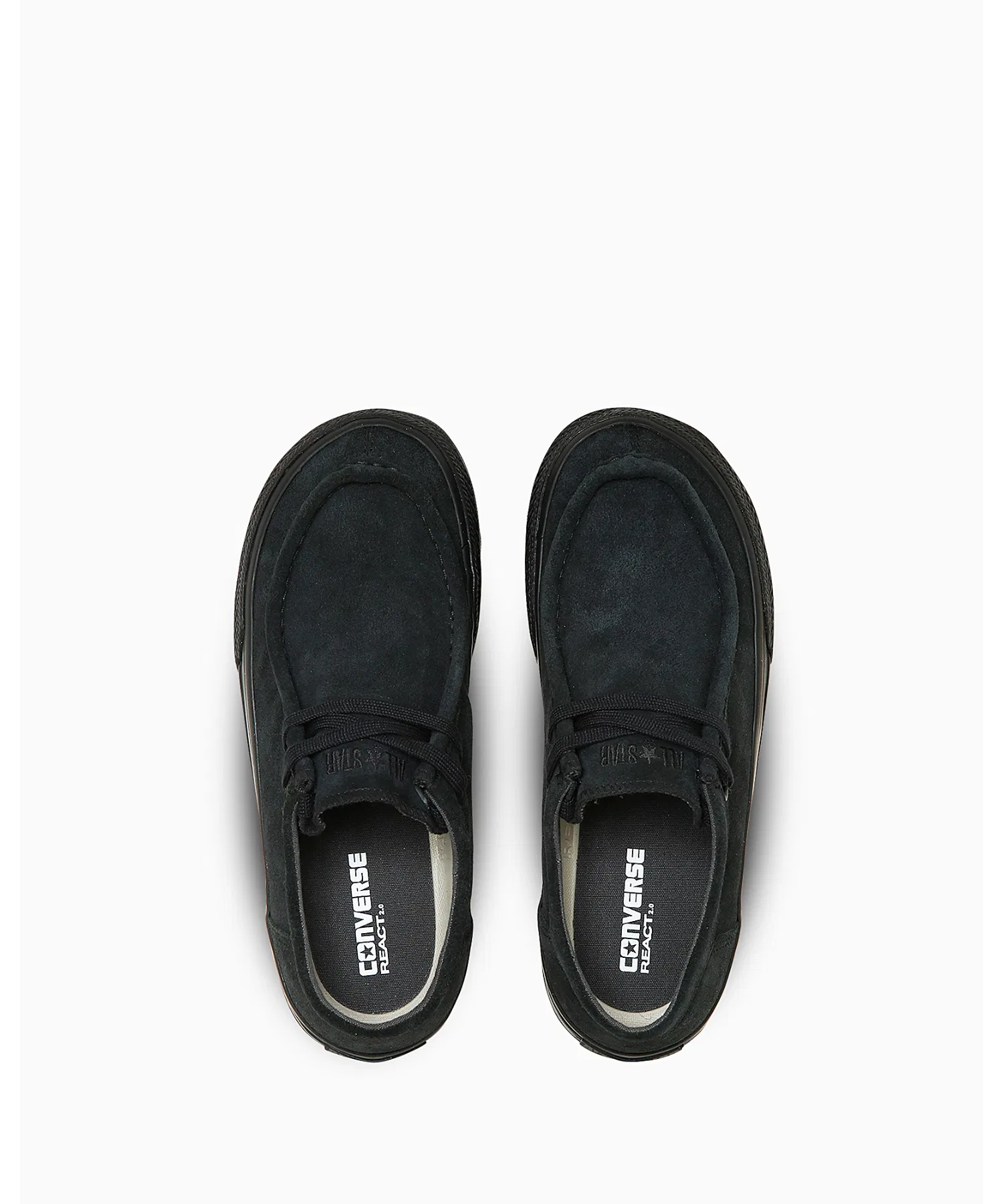 Унисекс мокасины CONVERSE ALL STAR BOARDERSTAR из замши чёрные — фото 4