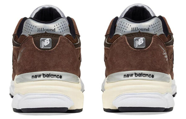 Кроссовки x jjjjound 990v3 сделано в сша New Balance, коричневый — фото 4