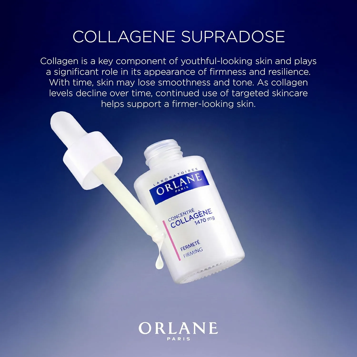 Активный концентрат Orlane Supradose 30 мл (1,0 жидких унций), целенаправленное средство для видимого улучшения состояния кожи - используйте отдельно или смешивайте с увлажняющим кремом. Orlane Paris, Collagene Supradose Serum — фото 3