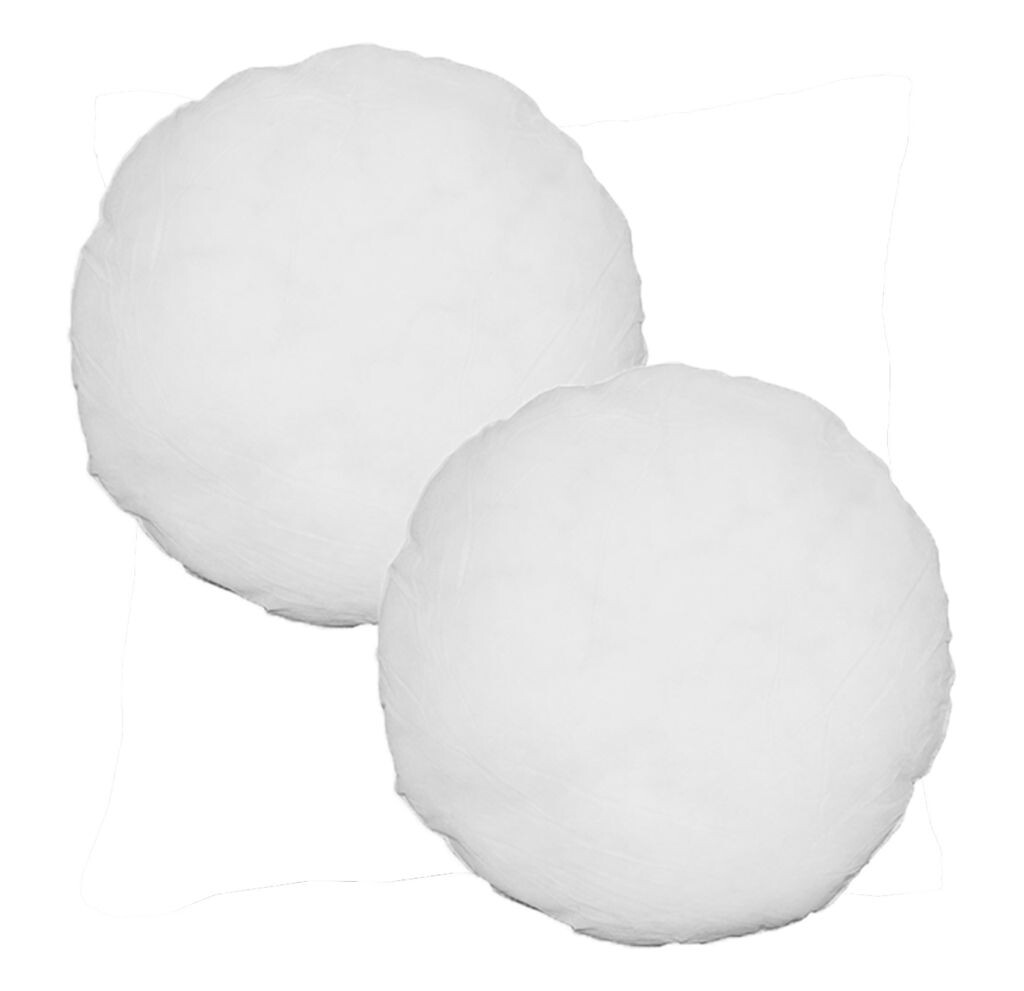 

В наборе 2 набивные подушки, круглая внутренняя подушка из полиэстера, 45 см, диванная подушка, декоративная подушка, диванная подушка Haus und Deko