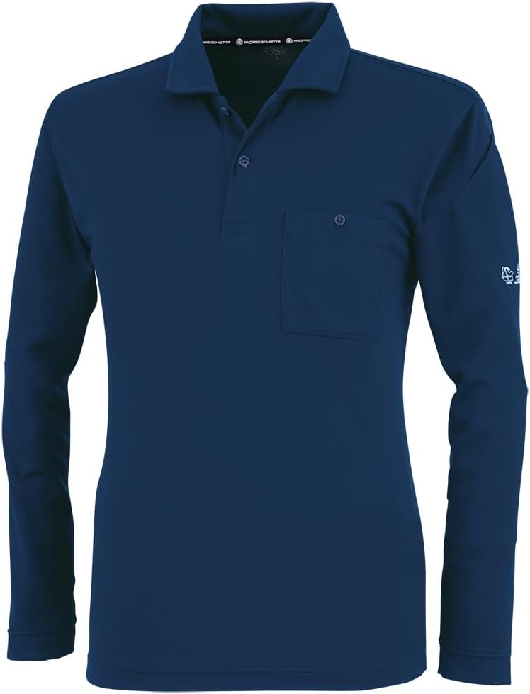 

Экологичная рубашка-поло с длинным рукавом Co-Cos, темно-синий