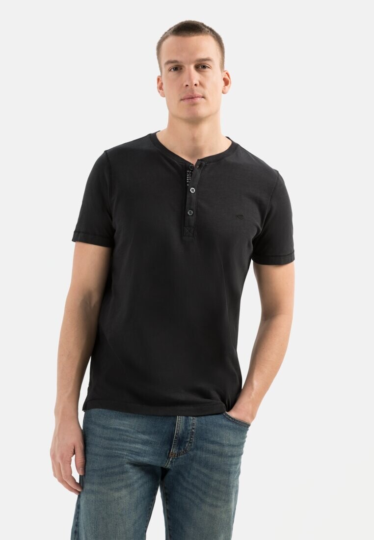 

Футболка базовая HENLEY camel active, цвет black