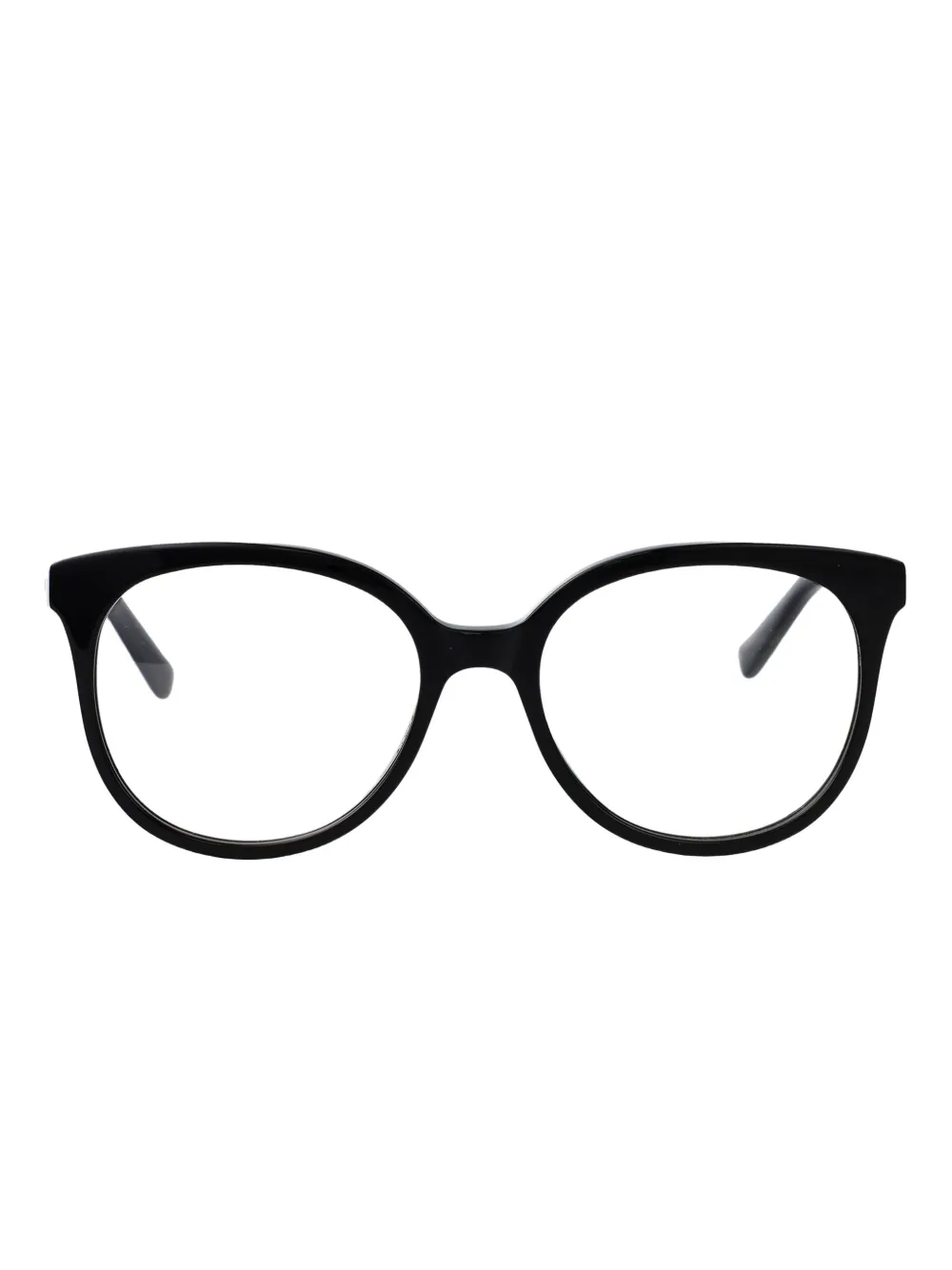 

Очки с круглыми оправами Alexander Mcqueen, черный