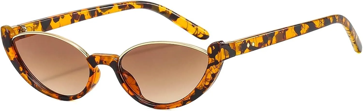 

Солнцезащитные очки XINXIN «Кошачий глаз» для женщин, маленькая оправа, овальная форма, декоративные очки для отдыха на природе (Цвет: A, Размер: Средний), A