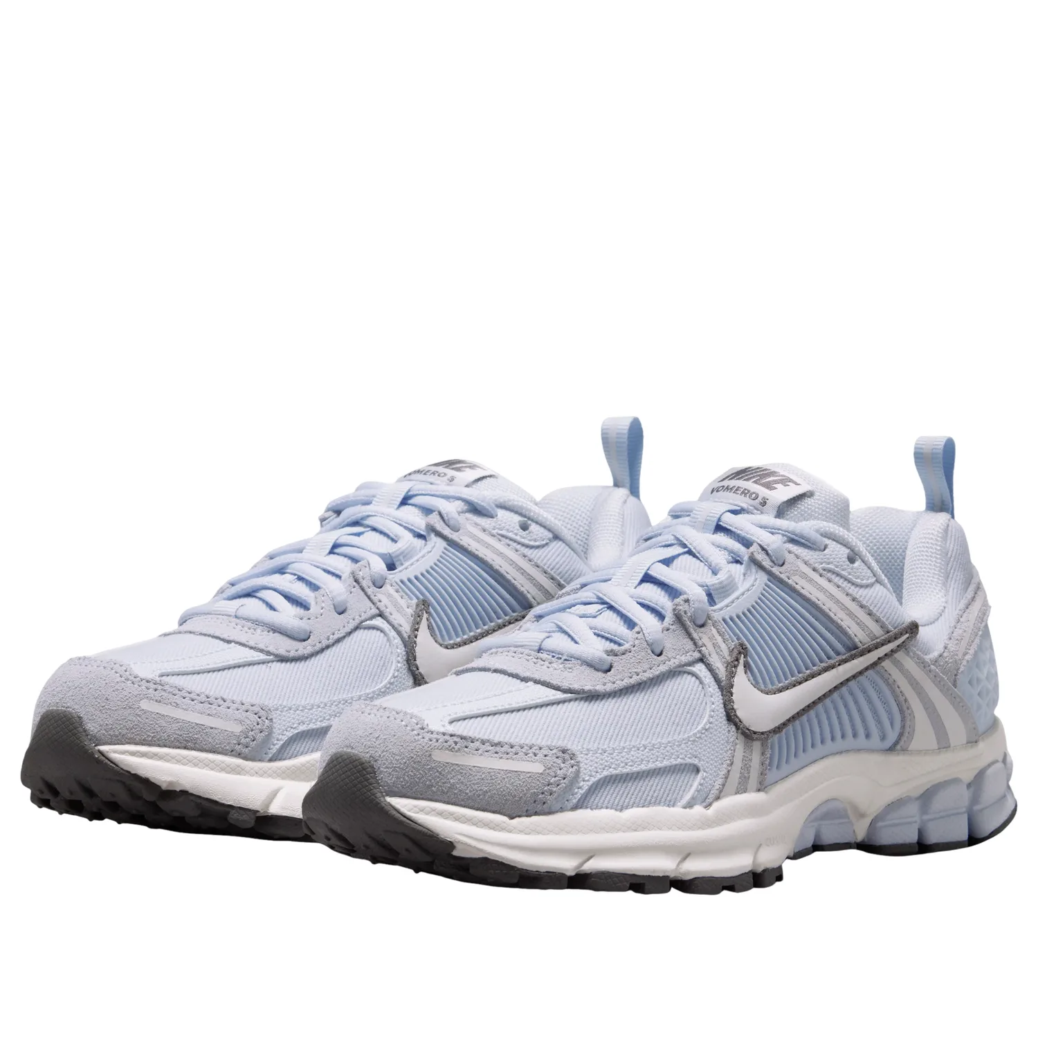 Кроссовки (GS) Nike Air Zoom Vomero 5 'Football Grey Pencil Point Summit White', синий — фото 4