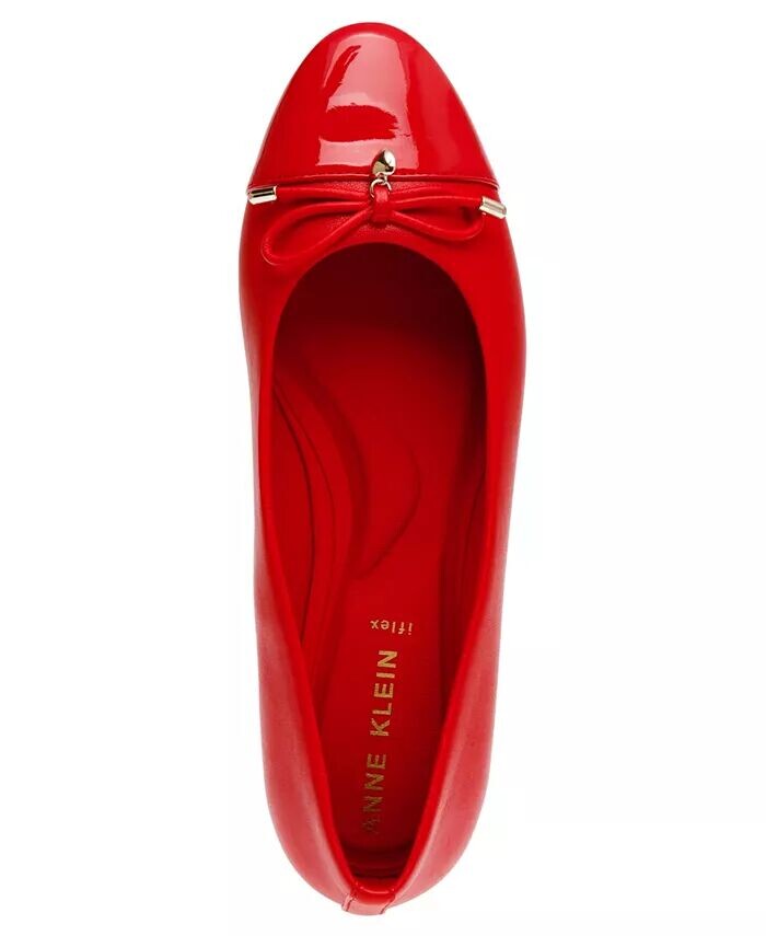 Женские балетки Luci с капюшоном и носком Anne Klein, красный — фото 4
