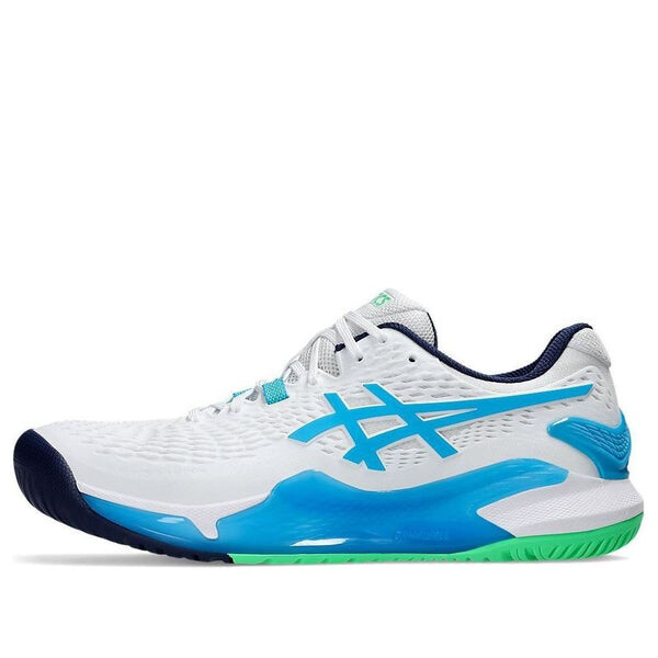 

Кроссовки gel-resolution 9 'white digital aqua' Asics, белый