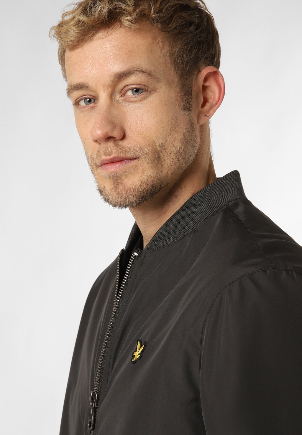 

Куртка-бомбер JACKET Lyle & Scott, антрацит