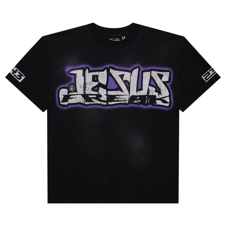 

Футболка Hellstar Jesus Freak T-Shirt Black, черный