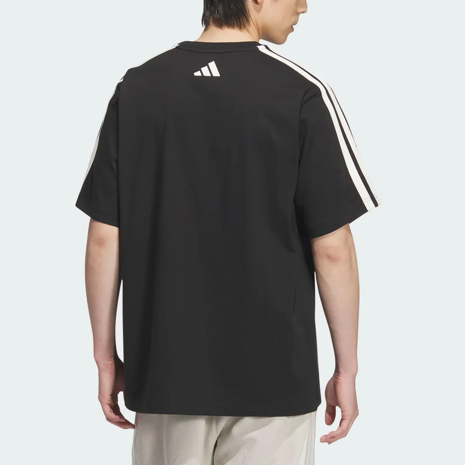 Футболка SS25 MODERN мужская Adidas, черный — фото 3