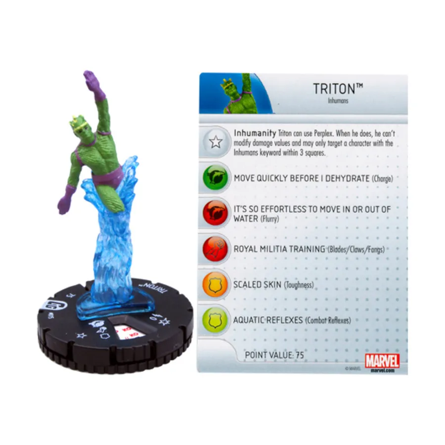 

Тритон (К), Marvel HeroClix - Guardians of the Galaxy - Singles