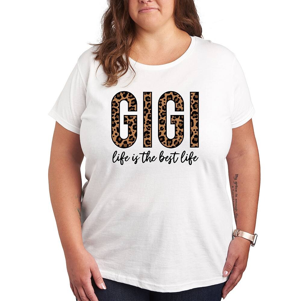 

Plus Gigi Life — лучшая футболка с рисунком Life, белый