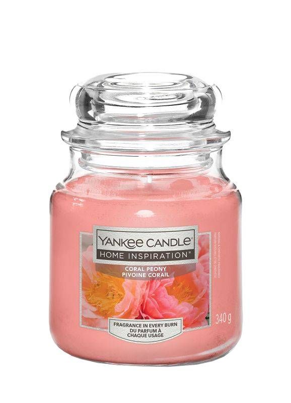 

Ароматическая Свеча Yankee Candle Home Inspiration Coral Peony, 340 гр