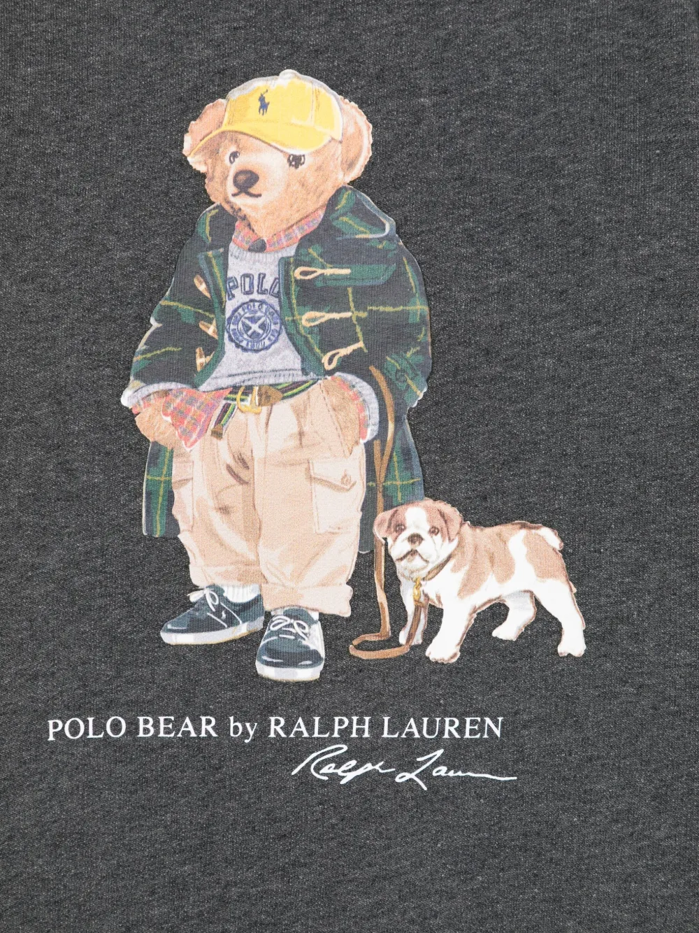 Толстовка Polo Bear POLO RALPH LAUREN KIDS, серый — фото 3