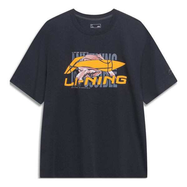 

Футболка с логотипом баскетбольного клуба Li-Ning, черный