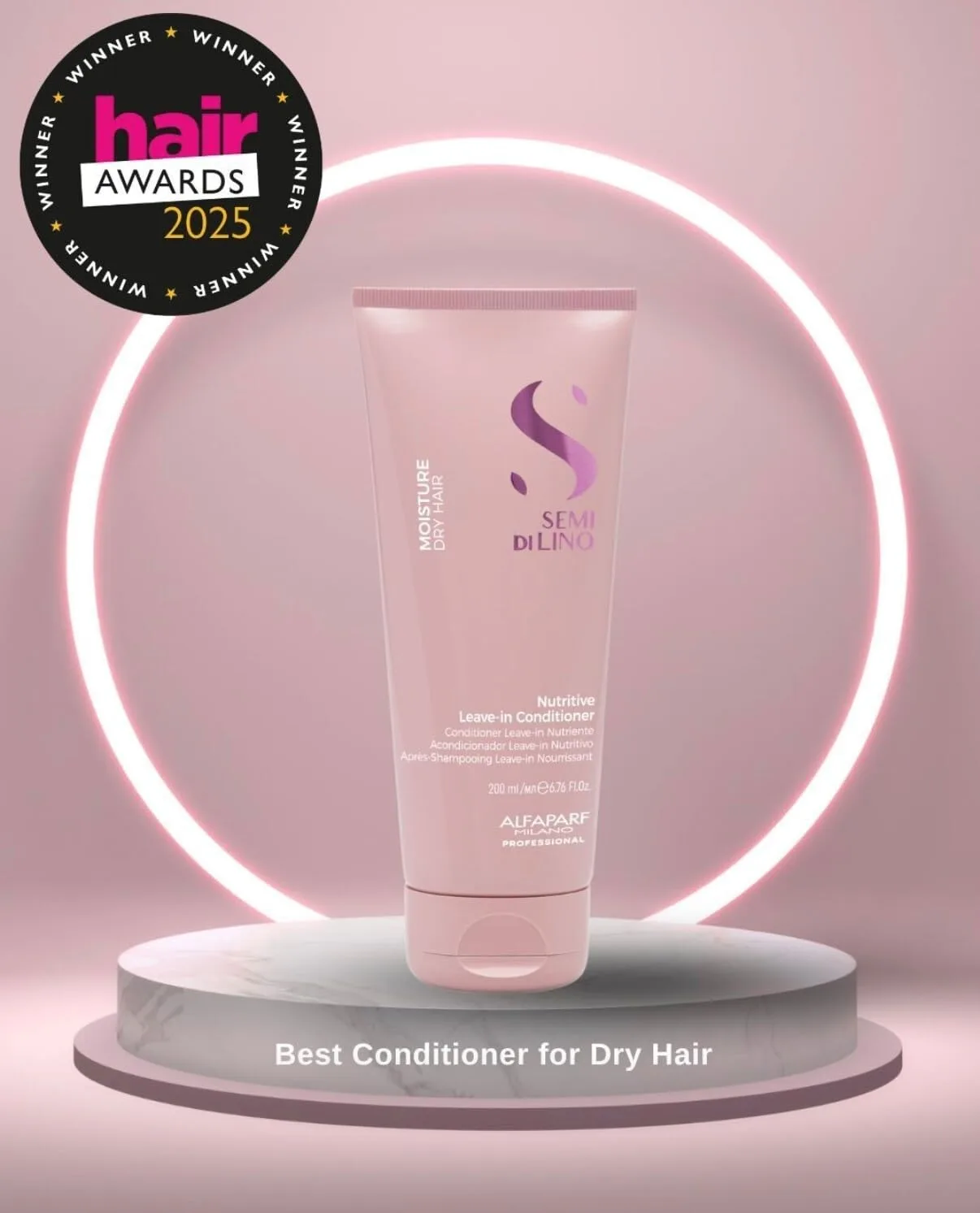 Alfaparf Milano Semi Di Lino Moisture Nutritive Leave-in кондиционер для сухих волос без сульфатов 200 мл (.) — фото 3
