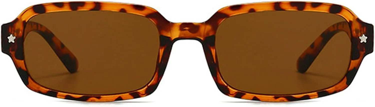 

Солнцезащитные очки Helena в стиле ретро, ​​прямоугольные, для женщин и мужчин, винтажные, в маленькой квадратной оправе, в стиле 90-х, модные, узкие, C8