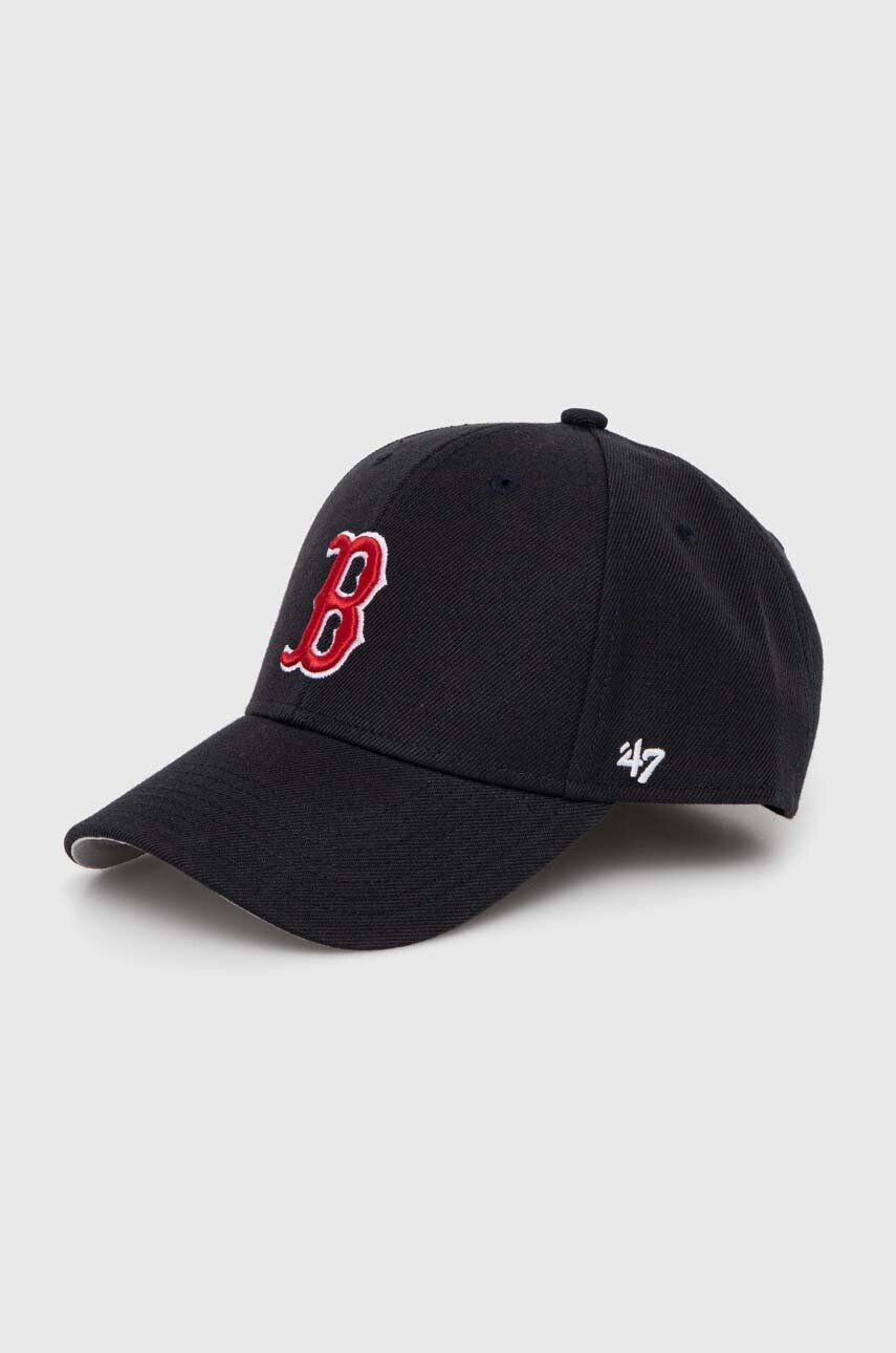 

Фирменная кепка 47 с козырьком для мальчиков и девочек MLB Boston Red Sox 47 Brand, темно-синий