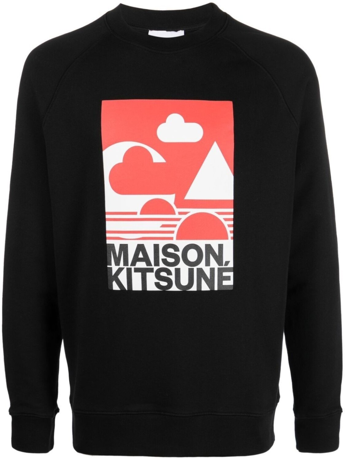 

Толстовка с логотипом Maison Kitsuné, черный