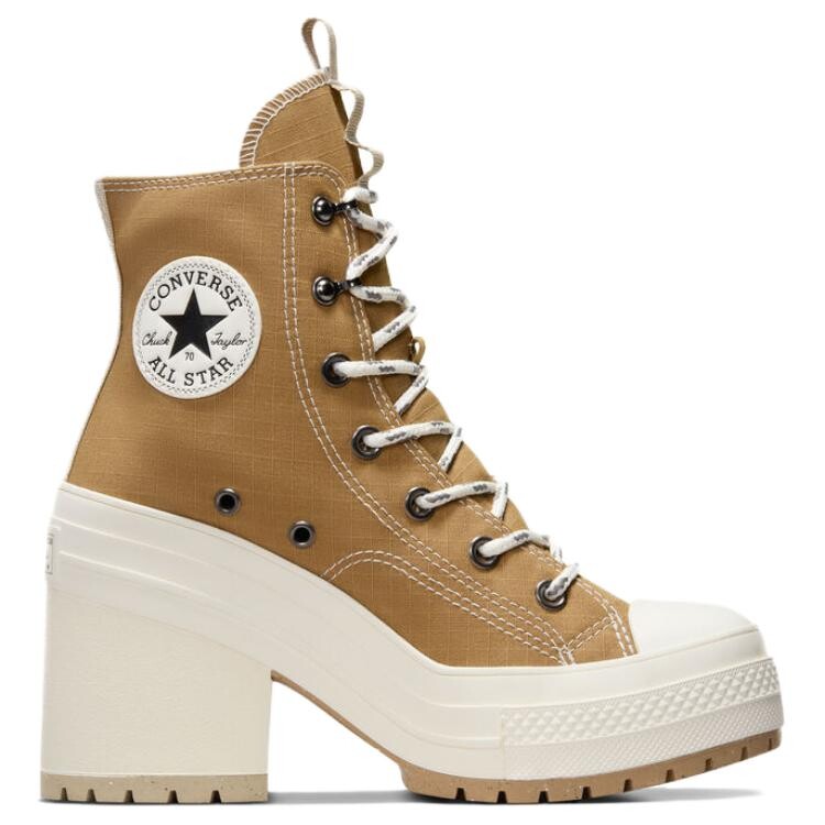 Женские туфли на высоком каблуке Chuck 70 De Luxe 'Utility - Trek Tan' Converse — фото 2