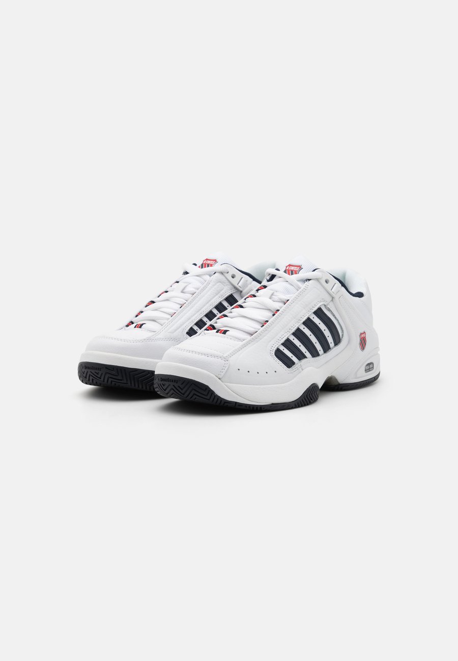Кроссовки K-SWISS DEFIER RS, White/Dress Blues/Fiery Red/White — фото 2
