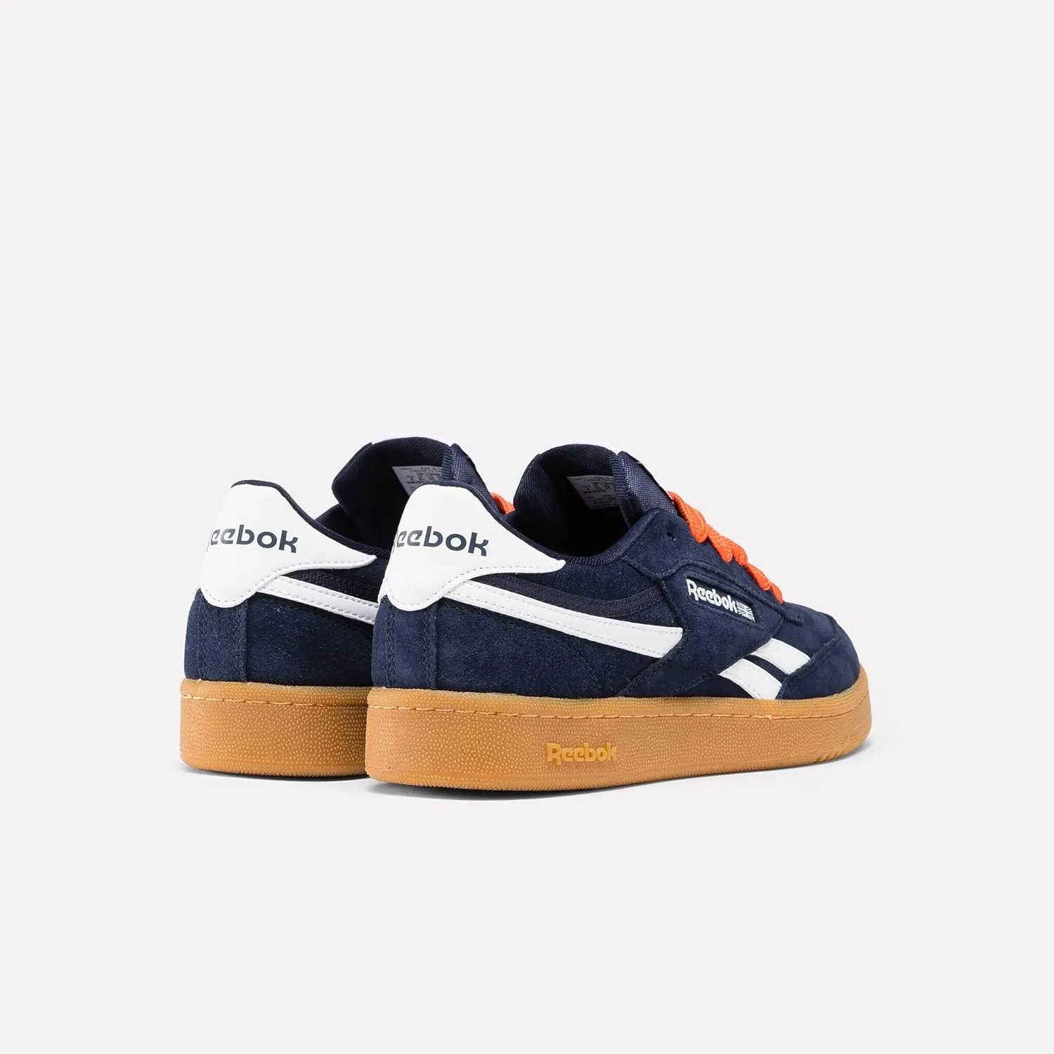 Кроссовки Reebok Boys' Club C Revenge, Vectornavy Pump Orange Gum6 — фото 3