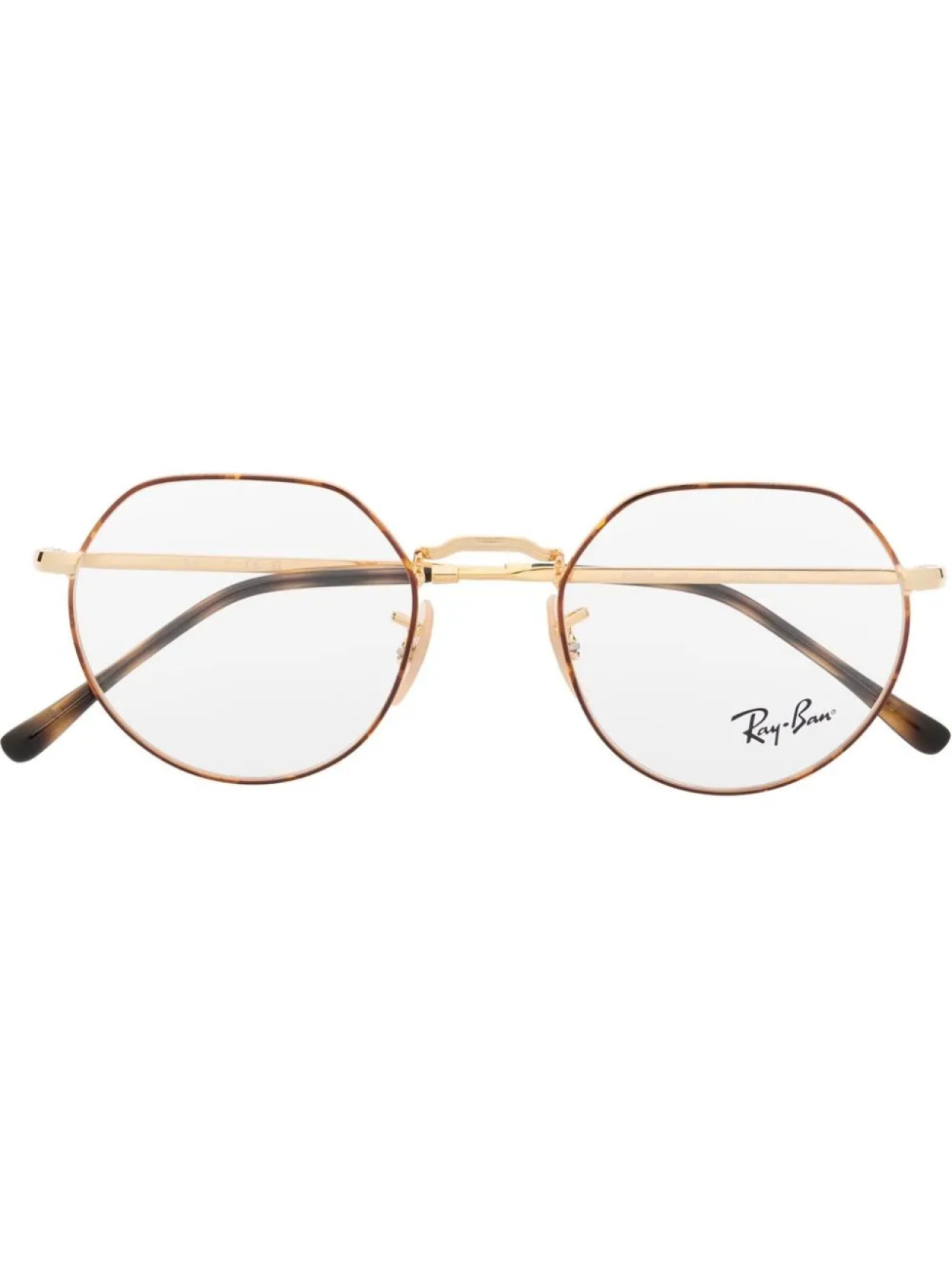 

Очки Jack в круглой оправе Ray-Ban, золотой