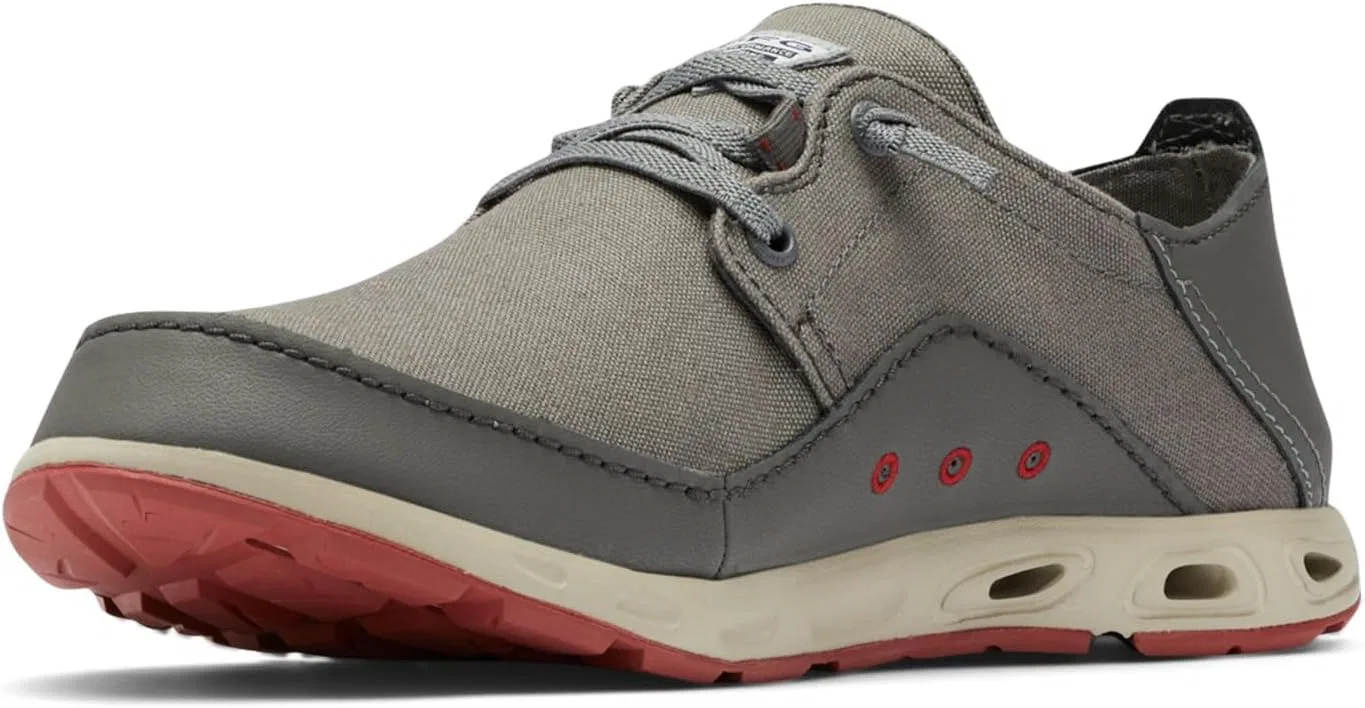 Туфли лоферы Columbia Bahama Vent, City Grey, Vintage Red — фото 4
