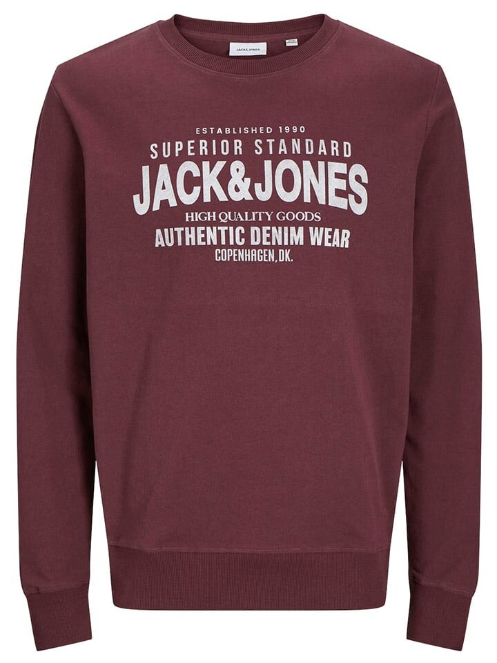 

Толстовка Jack & Jones Sweatshirt Jeans, бордо