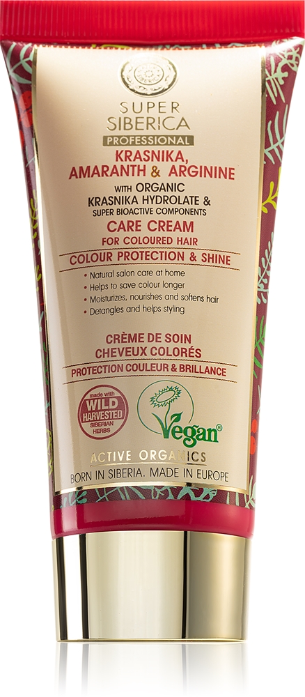 

Питательный крем «Красника, амарант и аргинин» для окрашенных волос Natura Siberica, 50 мл