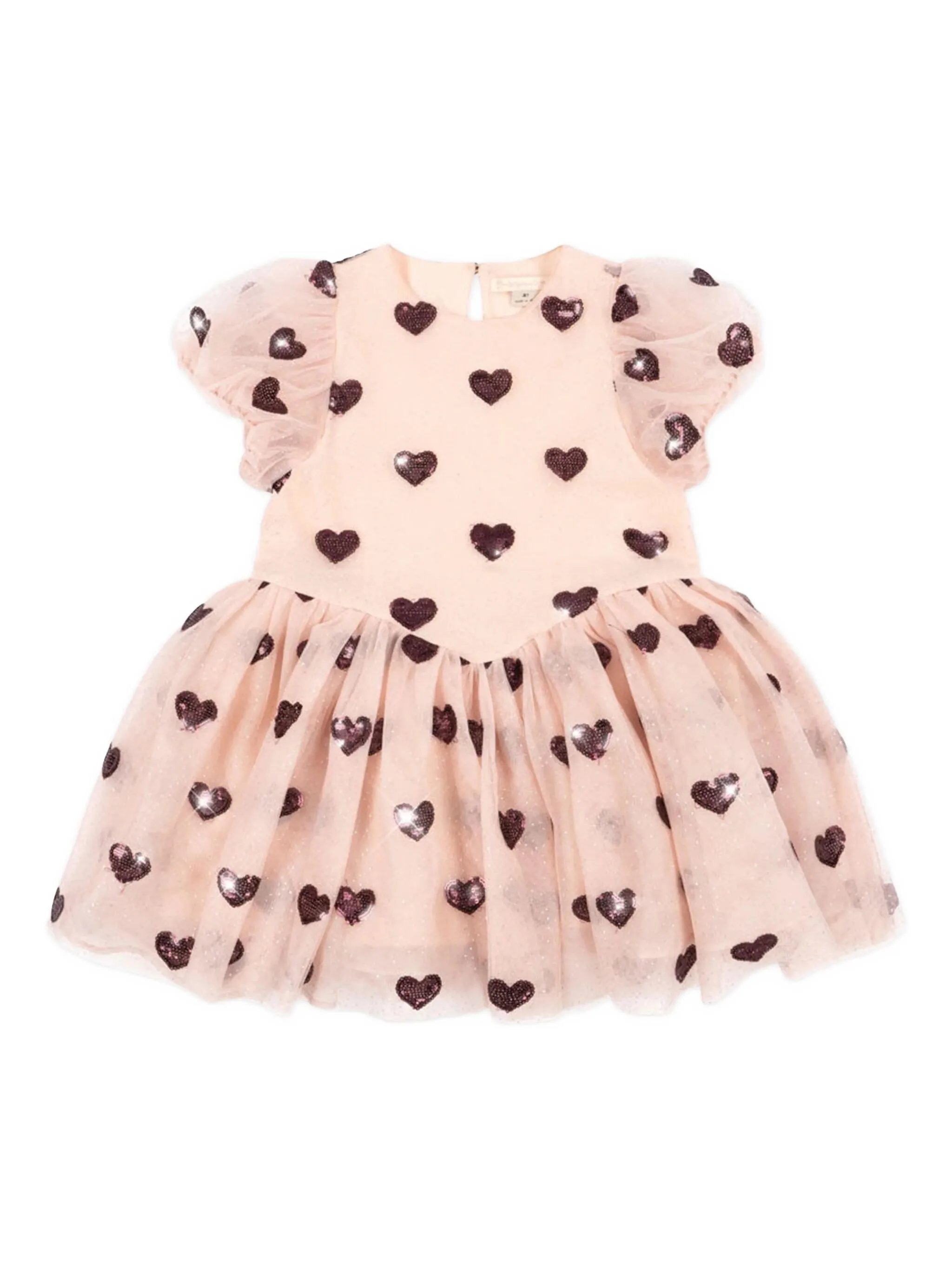 

Декорированное платье Konges Sløjd, розовый