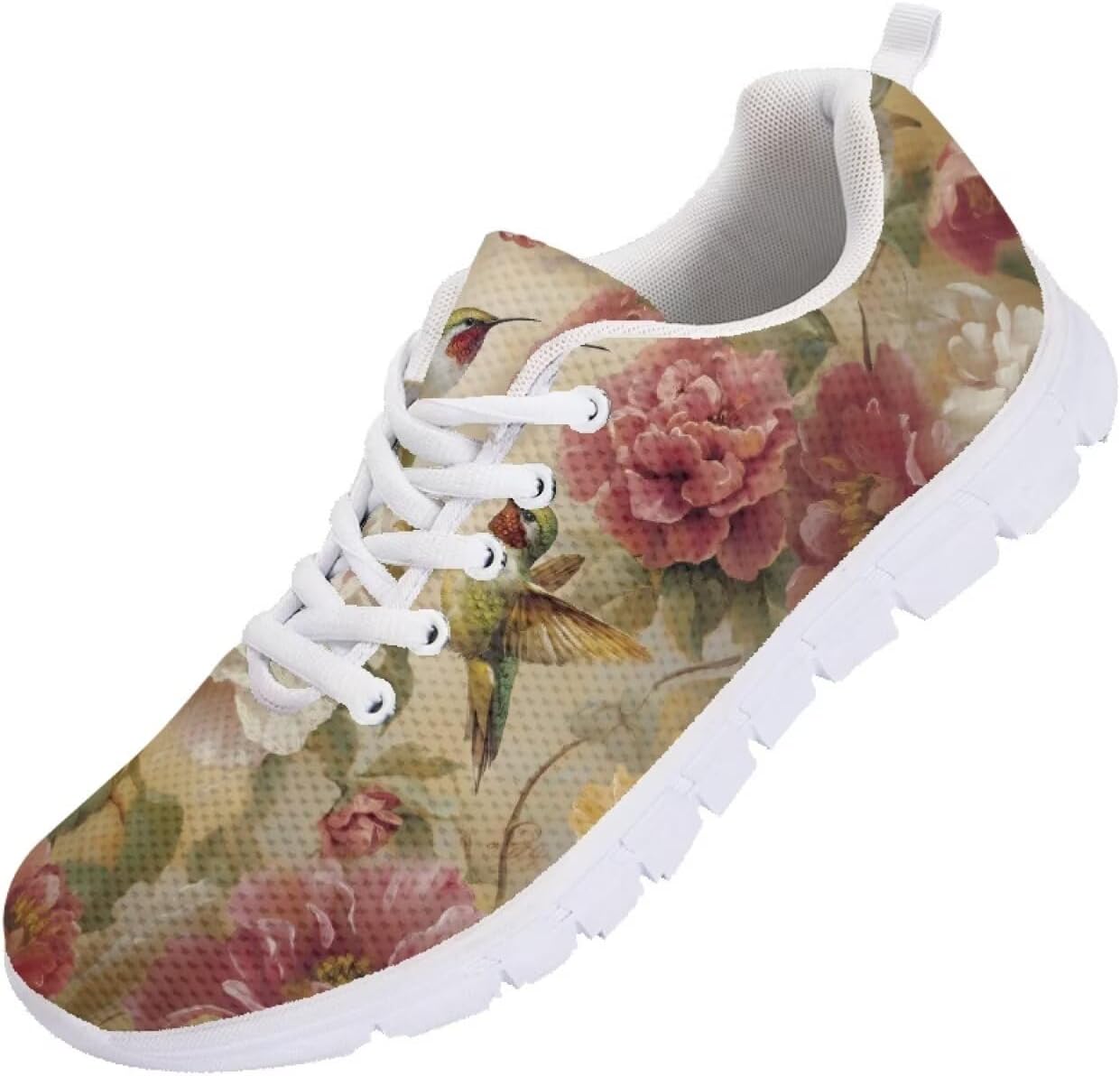 

Мужские кроссовки Funnydude Funny Print для тенниса, спортивные, удобные, дышащие, с сетчатым верхом, Hummingbird