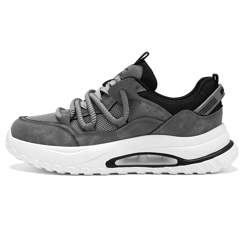 

Износостойкие, дышащие, легкие, низкие, массивные мужские кроссовки WARRIOR, Dark Gray Black