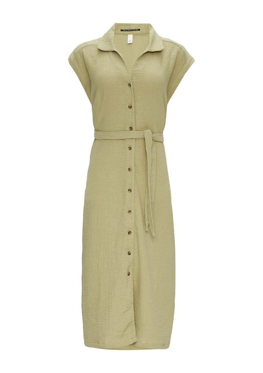 

Платье миди QS Dress, зеленый