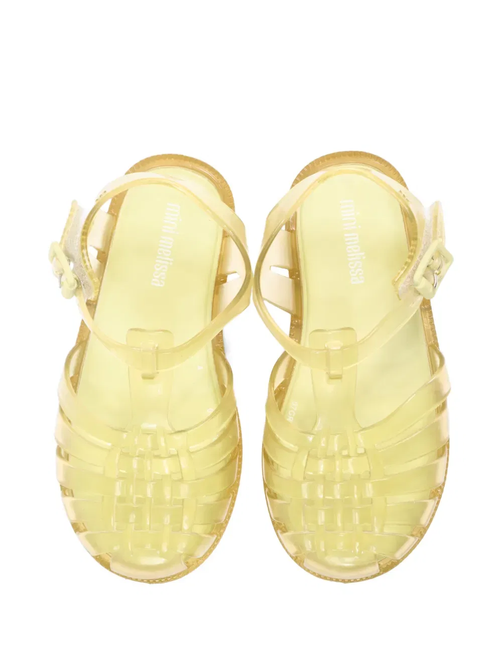 Сандалии с ремешком-клеткой Possession Mini Melissa, желтый — фото 4