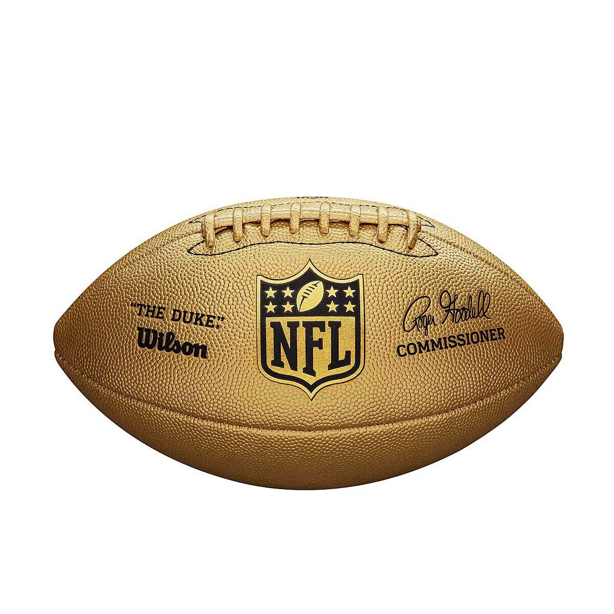 

Официальное издание NFL Duke Metallic мяч для американского футбола Wilson, золотой
