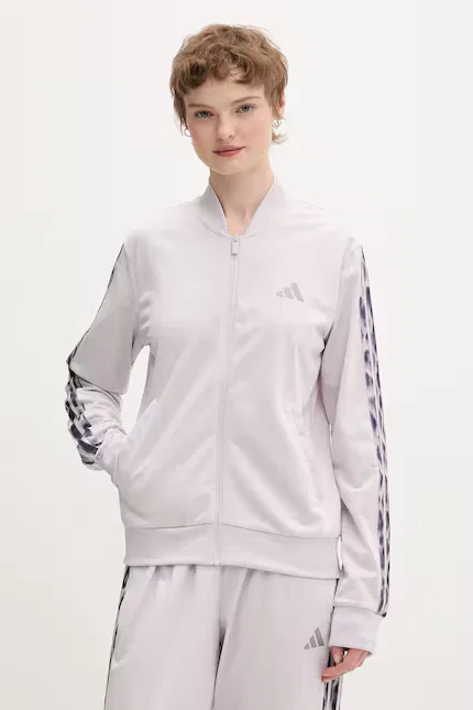 Спортивный костюм с принтом пантера The 3-Stripes Adidas, фиолетовый — фото 2