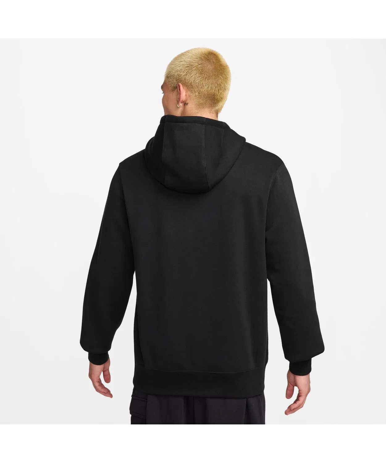 Худи Nike Club BB GX L/S с длинным рукавом, чёрное — фото 4