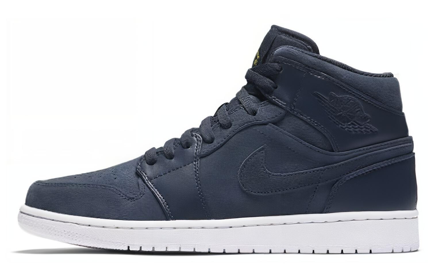 

Кроссовки Jordan 1 Retro Mid Armory Navy, Синий, Кроссовки Jordan 1 Retro Mid Armory Navy