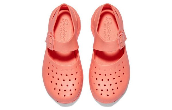 Сандалии foamies classic platform clog 'coral pink' Skechers, розовый — фото 3