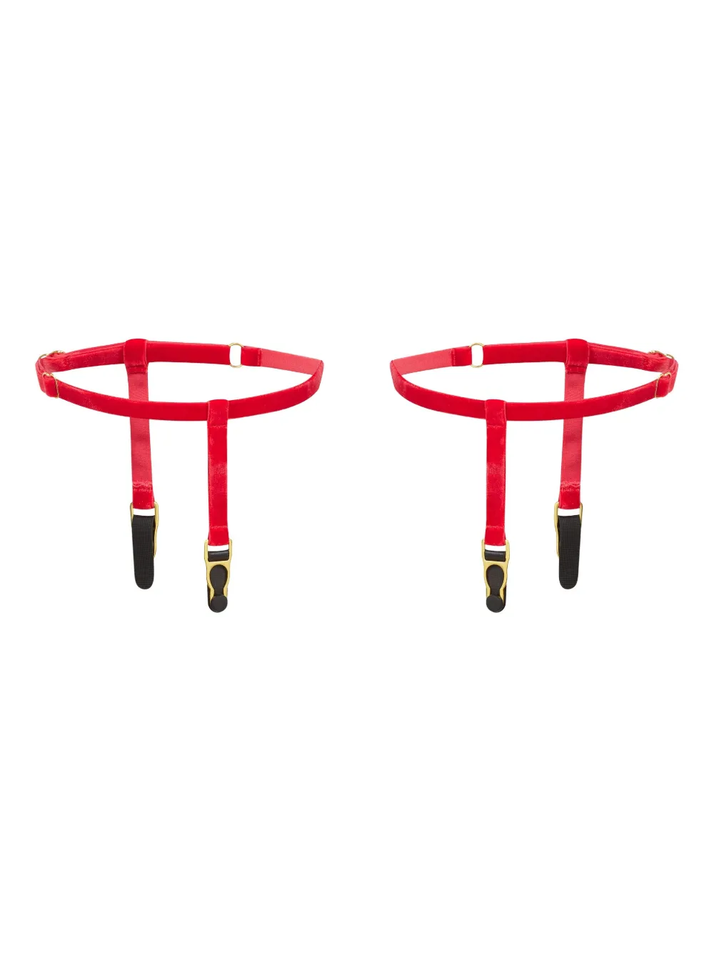 

Бархатные подвязки Maison Close, красный