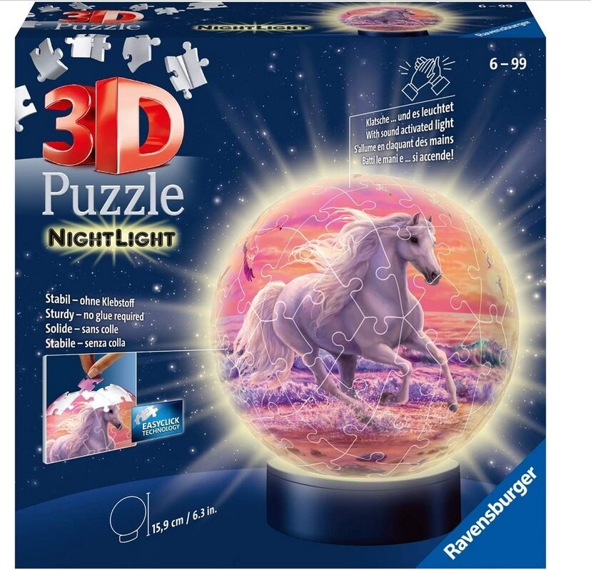 

Ravensburger 3D Puzzle Шар единорога 00.011.843 3D пазл