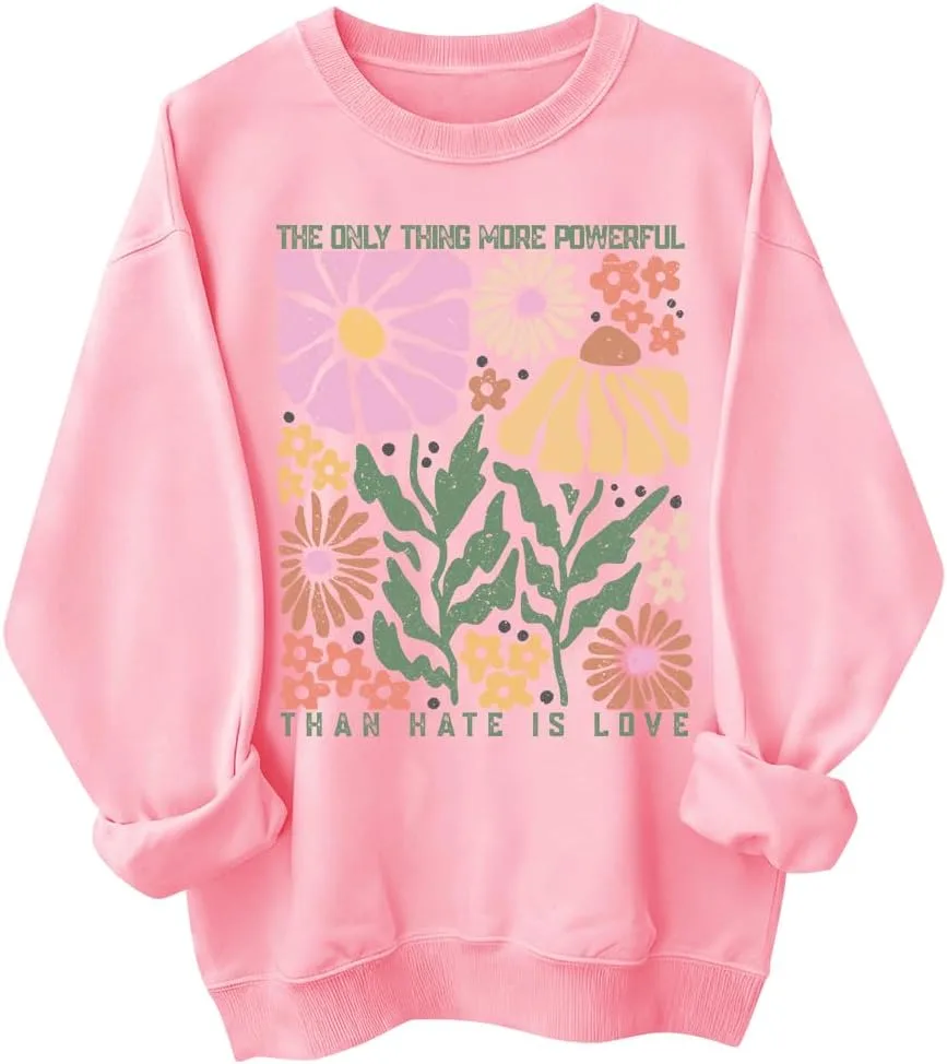 

Толстовка The Only Thing More Powerful Than Hate Is Love waqulks