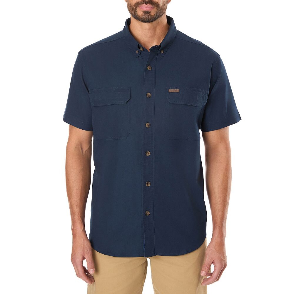 

Рабочая рубашка Big & Tall Smith's Workwear стрейч с широкими штанинами, темно-синий