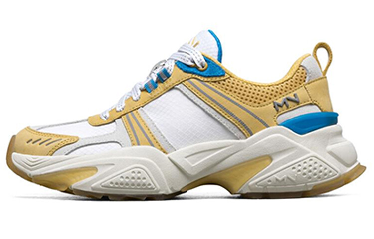 

Кроссовки женские с низким верхом, желтые/белые/синие Skechers