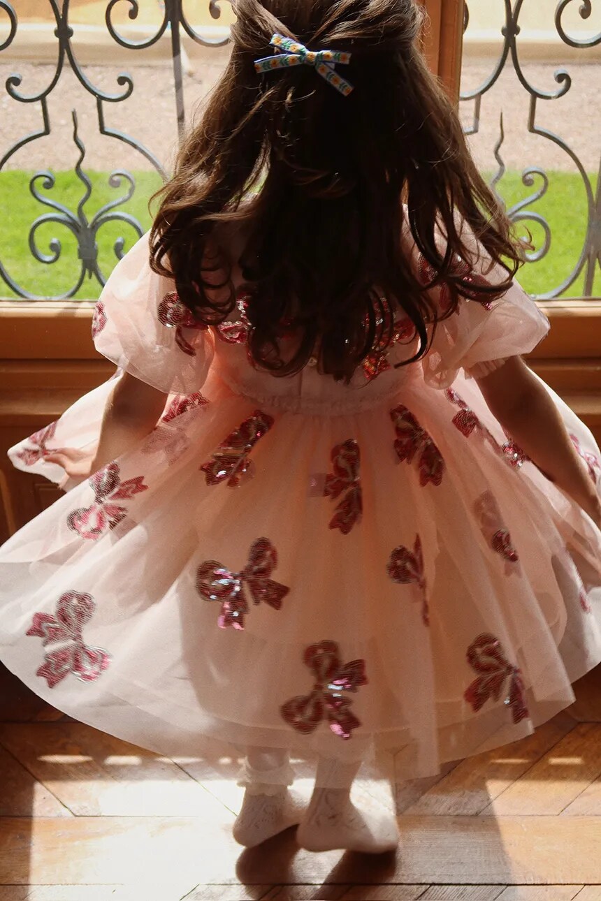 

Детское платье YVONNE SLEEVE DRESS Konges Sløjd, розовый