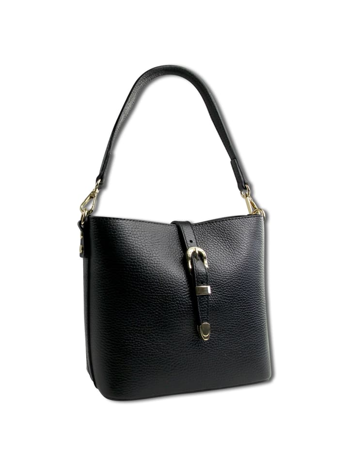 

Сумка через плечо Toscanto, кожа, черная, около 23 см Toscanto